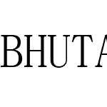 BHUTANfont