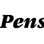 PensumW05-BlackItalic