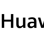 Huawei Font Medium