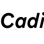 Cadiz Trial Bold Italic
