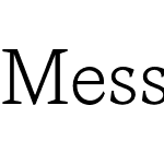 Messina Serif Trial Light