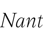 Nantes Trial Light Italic