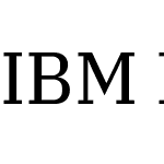 IBM Plex Serif