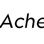 Acherus Grotesque Medium italic