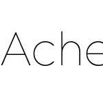 Acherus Grotesque Thin