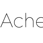Acherus Grotesque Thin