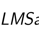 LM Sans 12