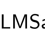 LM Sans 9