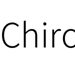 Chiron Sans HK