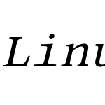 Linux Libertine Mono O