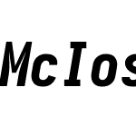 McIosevka Nerd Font Mono