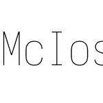 McIosevka Nerd Font Mono