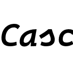 Cascadia Code Italic