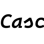 Cascadia Mono PL Italic