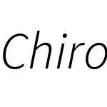 Chiron Sans HK Pro