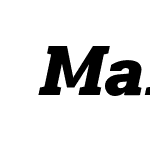 Martini-BlackItalic