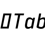 Tabular-MediumItalic