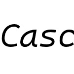 Cascadia Mono PL