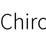 Chiron Sans HK TT