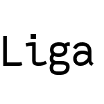 Liga Fantasque Sans Mono LargeLineHeight NoLoopK