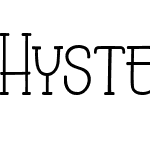 Hysteria Sans