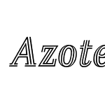 Azote-BoldItalic