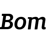 BommerSlabW00-SemiBoldIt
