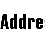 Address Sans Pro