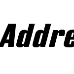 Address Sans Pro