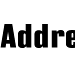 Address Sans Pro