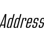 Address Sans Pro