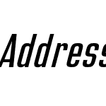 Address Sans Pro