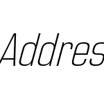 Address Sans Pro