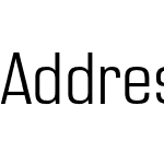 Address Sans Pro