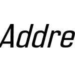 Address Sans Pro