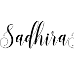 Sadhira Script