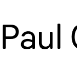 Paul Grotesk Soft -Trail