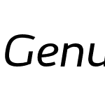 Genua Sans