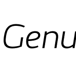 Genua Sans