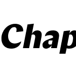 Chap Black Italic