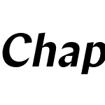 Chap Semibold Italic