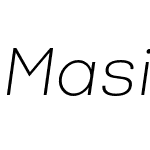 Masiva Light Italic