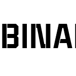 Binaria Display Stencil