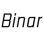 Binaria Regular Italic