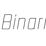 Binaria Thin Italic