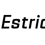 Estricta Bold Italic