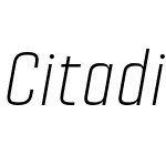 Citadina Light Italic