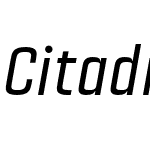 Citadina Medium Italic