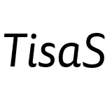 TisaSansPro-Italic
