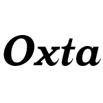 OxtailBoldItalicW05-Regular